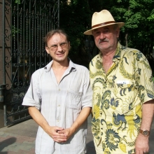 С  известным актёром театра и кино Богданом Ступкой 