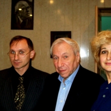 С Борисом  Давидовичем  Литваком и Ритой Колобовой 